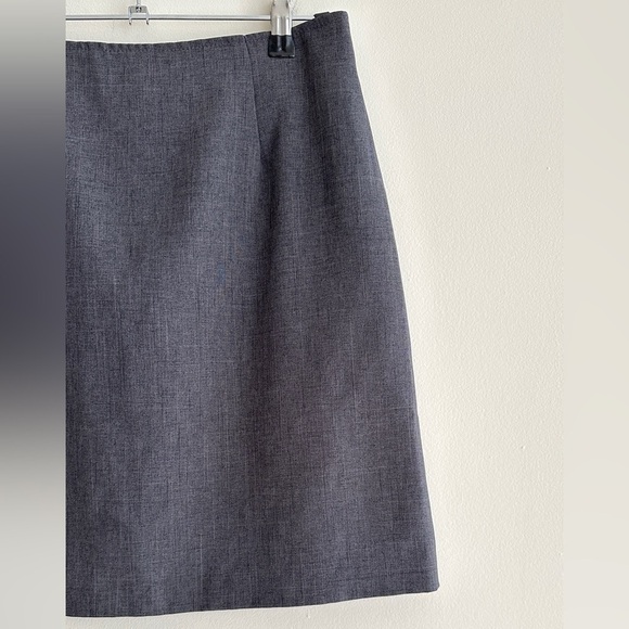 Classic Gray Pencil Skirt, Vintage Juniors Casual Grey Skirt, Size 5/6 - Picture 5 of 14